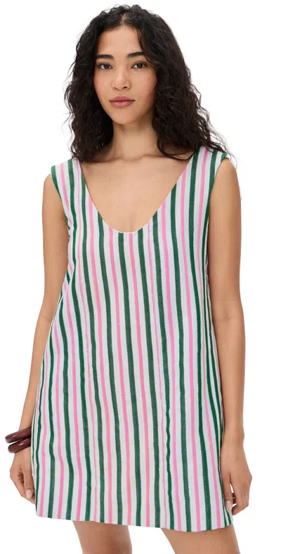 Busayo Fadeyi Dress Pink & Green