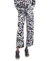 Busayo Kolade Printed Wide Leg Pants In Black