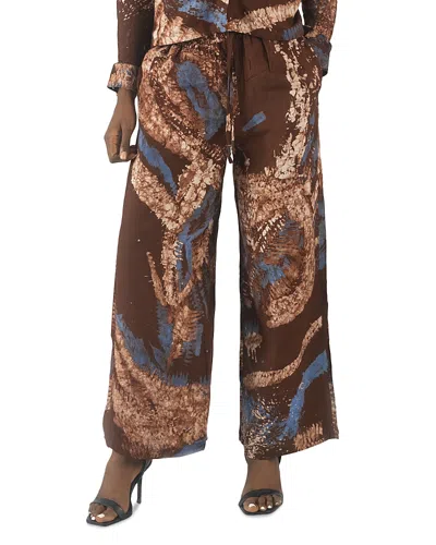 Busayo Oladimeji Wide Leg Pants In Multi