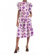 Busayo Seyi Dress In Purple In Multi