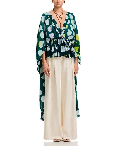 Busayo Temidayo High Low Top In Green