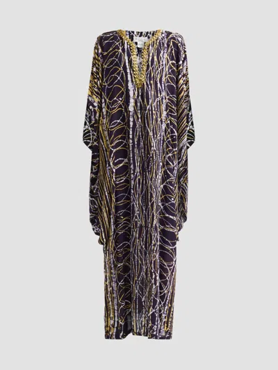 Busayo Women's Ase Embellished Caftan Dress In Blue
