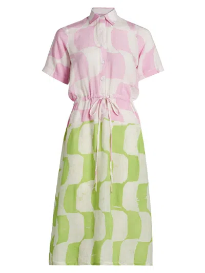 Busayo Women's Kilani Printed Midi-shirtdress In Multi