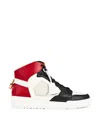 Buscemi Man Sneakers Black Size 13 Soft Leather In White