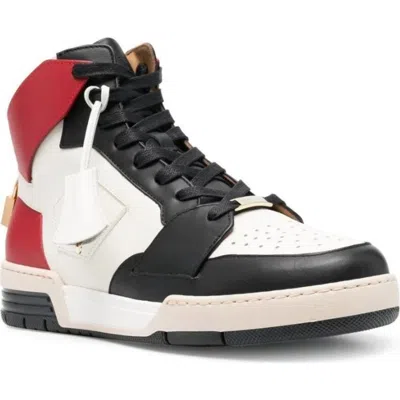 Buscemi Air Jon High Top Sneaker In Red