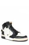 Buscemi Air Jon High Top Sneaker In White/black