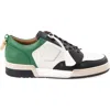 Buscemi Colour-blocked Low-top Sneakers In White