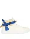 Buscemi Alce Leather Sneakers In White
