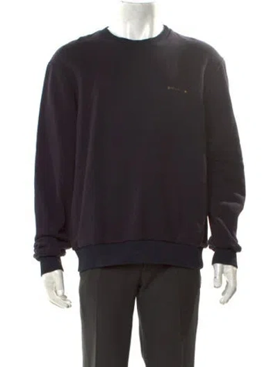 Pre-owned Buscemi Crew Neck Long Sleeve Sweatshirt In Black
