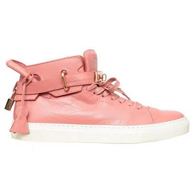 Pre-owned Buscemi High Top Sneakers - '10s In Pink