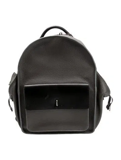 Pre-owned Buscemi Leather Backpack In Gray