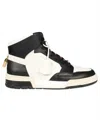 Buscemi Panelled High-top Sneakers In White