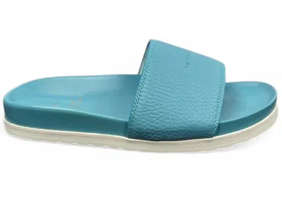 Pre-owned Buscemi Leather Slide (women's) Sneakers In Alce Oxygen