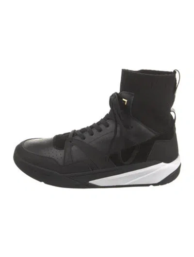 Pre-owned Buscemi Leather Sneakers In Black