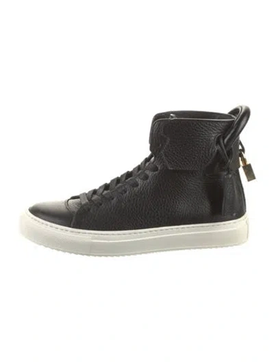 Pre-owned Buscemi Leather Sneakers In Black
