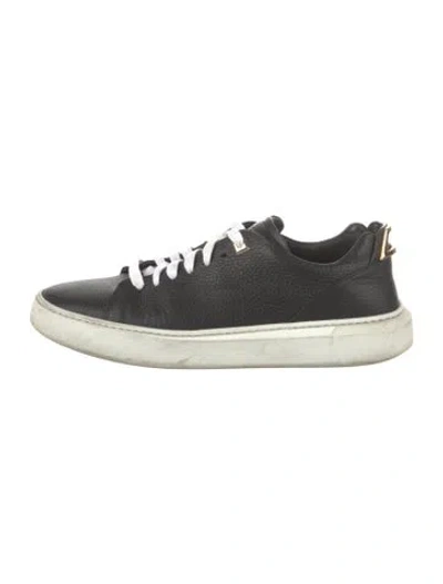 Pre-owned Buscemi Leather Sneakers In Black