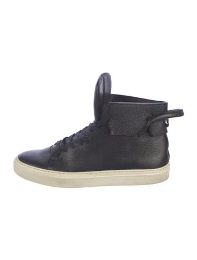 Pre-owned Buscemi Leather Sneakers In Blue