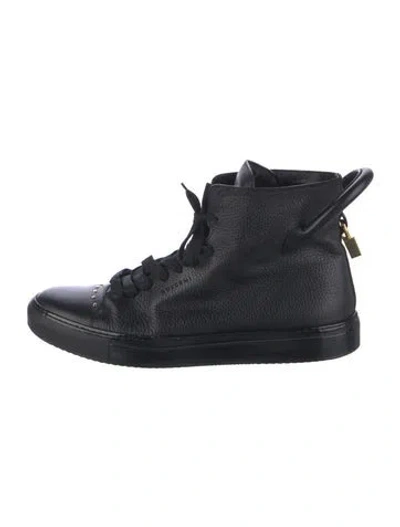 Pre-owned Buscemi Leather Sneakers In Blue
