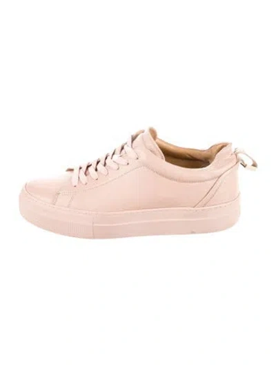 Pre-owned Buscemi Leather Sneakers In Neutrals