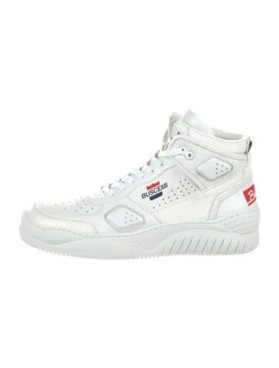 Pre-owned Buscemi Leather Sneakers W/ Tags In White