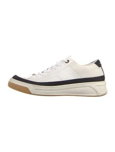 Pre-owned Buscemi Leather Sneakers In White