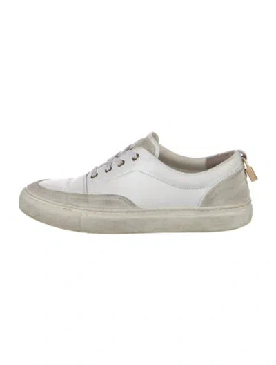 Pre-owned Buscemi Leather Sneakers In White