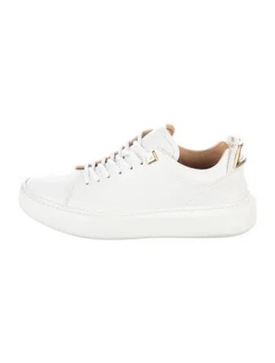 Pre-owned Buscemi Leather Sneakers In White
