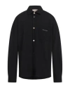 Buscemi Man Shirt Black Size L Cotton, Polyester, Elastane