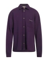 Buscemi Man Shirt Purple Size Xl Cotton, Polyester, Elastane