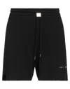 Buscemi Man Shorts & Bermuda Shorts Black Size Xl Cotton, Brass In Black