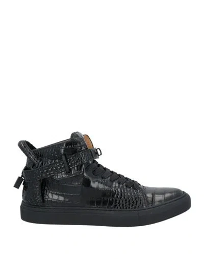 Buscemi Man Sneakers Black Size 8 Leather
