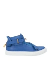 Buscemi Man Sneakers Blue Size 9 Soft Leather