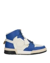 Buscemi Man Sneakers Bright Blue Size 9 Calfskin