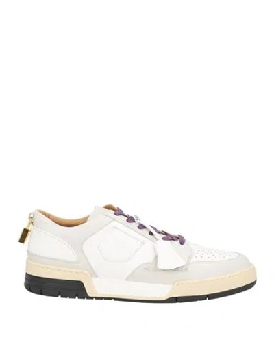 Buscemi Man Sneakers Light Grey Size 7 Leather In Multi