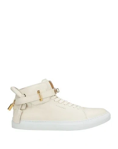 Buscemi Man Sneakers Off White Size 9 Leather