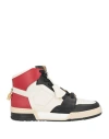 Buscemi Man Sneakers Off White Size 9 Leather In Multi