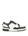 Buscemi Man Sneakers White Size 9 Leather In White