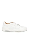 Buscemi Man Sneakers White Size 12 Soft Leather