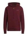 Buscemi Man Sweatshirt Burgundy Size L Cotton, Elastane In Red