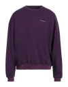 Buscemi Man Sweatshirt Plum Size L Cotton, Elastane In Purple