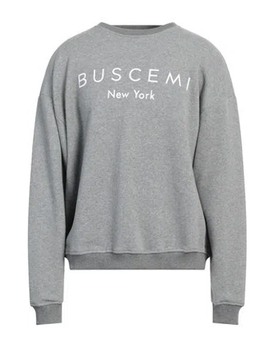Buscemi Man Sweatshirt Grey Size L Cotton