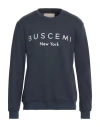 Buscemi Man Sweatshirt Midnight Blue Size Xl Cotton In Blue