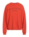 Buscemi Man Sweatshirt Orange Size Xl Cotton