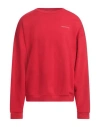 Buscemi Man Sweatshirt Red Size Xl Cotton, Elastane In Red