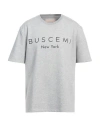 Buscemi Man T-shirt Light Grey Size M Cotton, Polyester In Grey