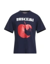 Buscemi Man T-shirt Navy Blue Size Xl Cotton