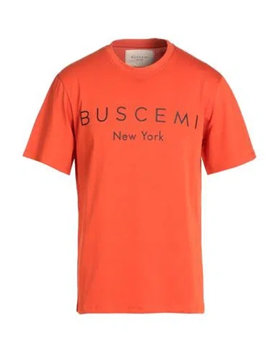 Buscemi Man T-shirt Tomato Red Size Xl Cotton