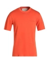 Buscemi Man T-shirt Tomato Red Size Xl Cotton, Elastane
