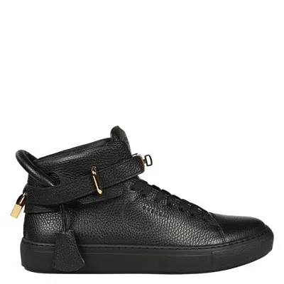 Buscemi Men's Black Alce High-top Leather Sneakers