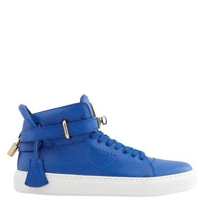 Buscemi Men's Bluette Alce High-top Leather Sneakers